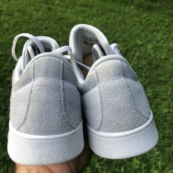 adidas Shoes | Adidas Vl Court 2 Skateboarding Shoe Gray Suede | Poshmark
